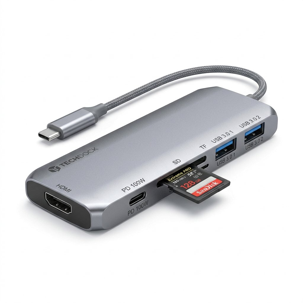 Multi-Port USB-C Laptop Docking Station